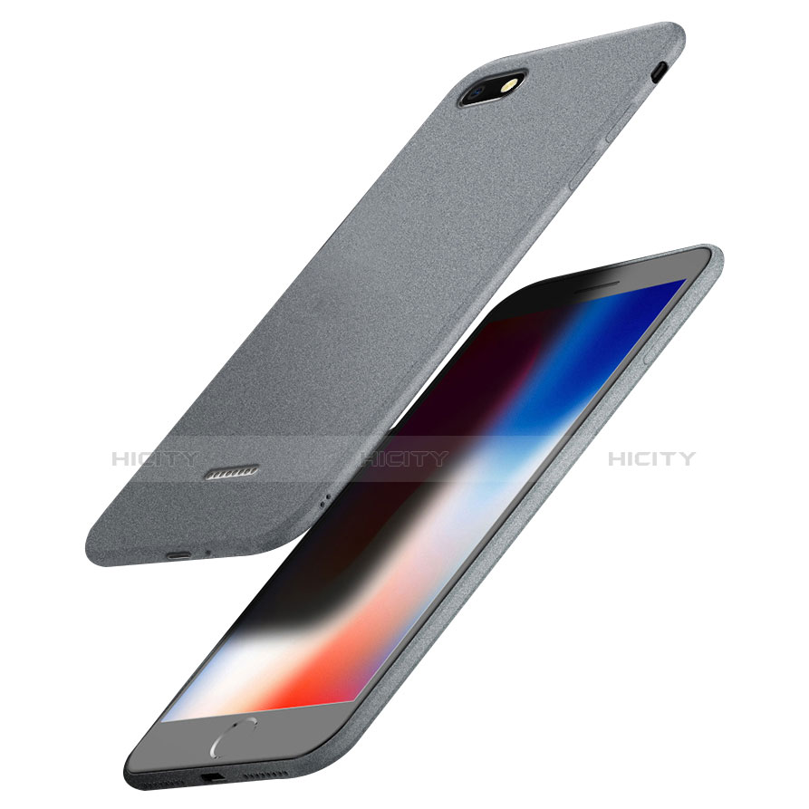 Coque Silicone Gel Souple Couleur Unie pour Xiaomi Redmi 6A Gris Plus