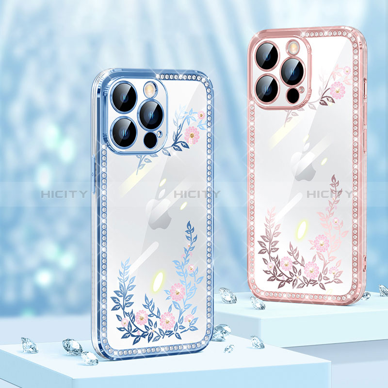 Coque Silicone Housse Etui Gel Bling-Bling AT1 pour Apple iPhone 13 Plus