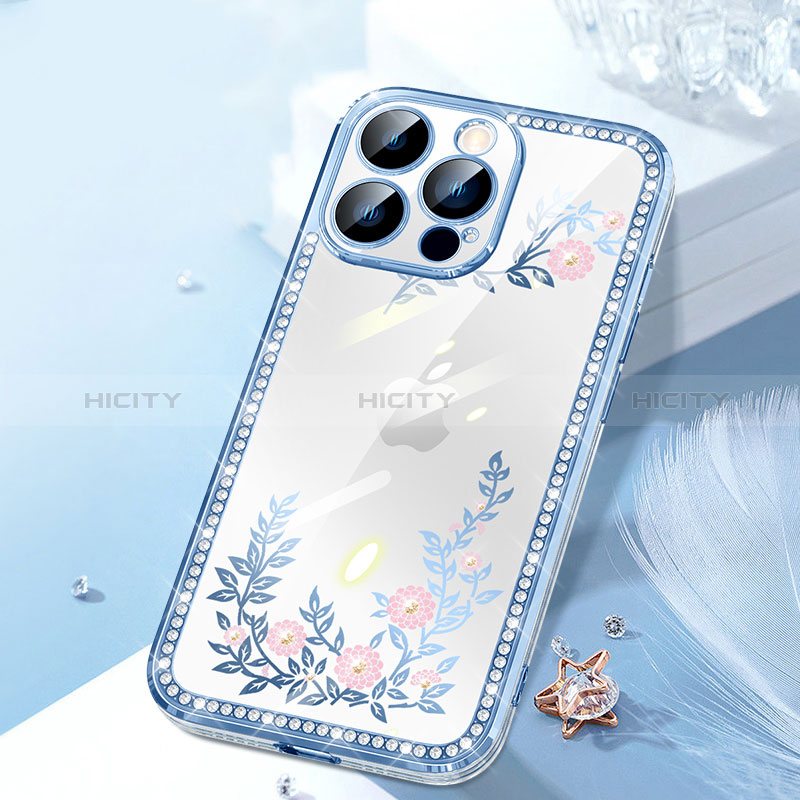 Coque Silicone Housse Etui Gel Bling-Bling AT1 pour Apple iPhone 13 Plus