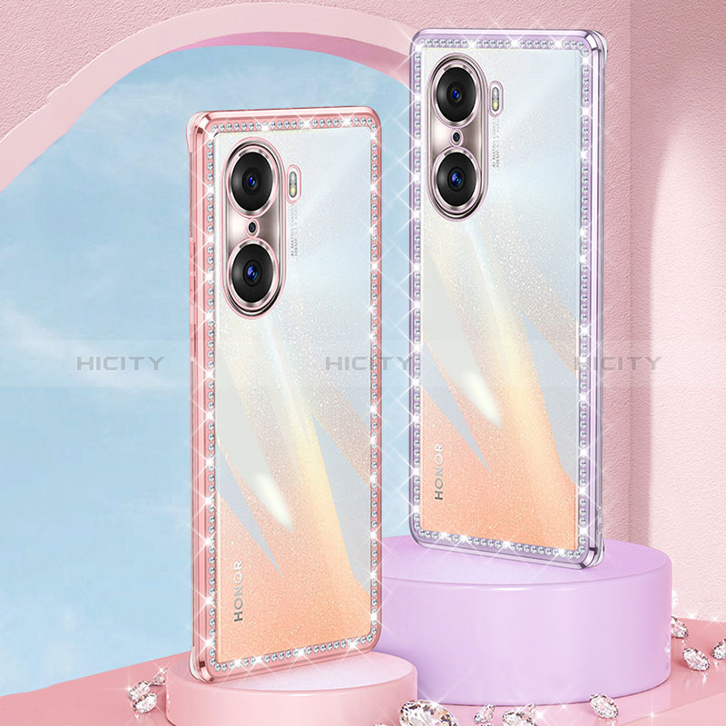 Coque Silicone Housse Etui Gel Bling-Bling AT2 pour Huawei Honor 60 Pro 5G Plus