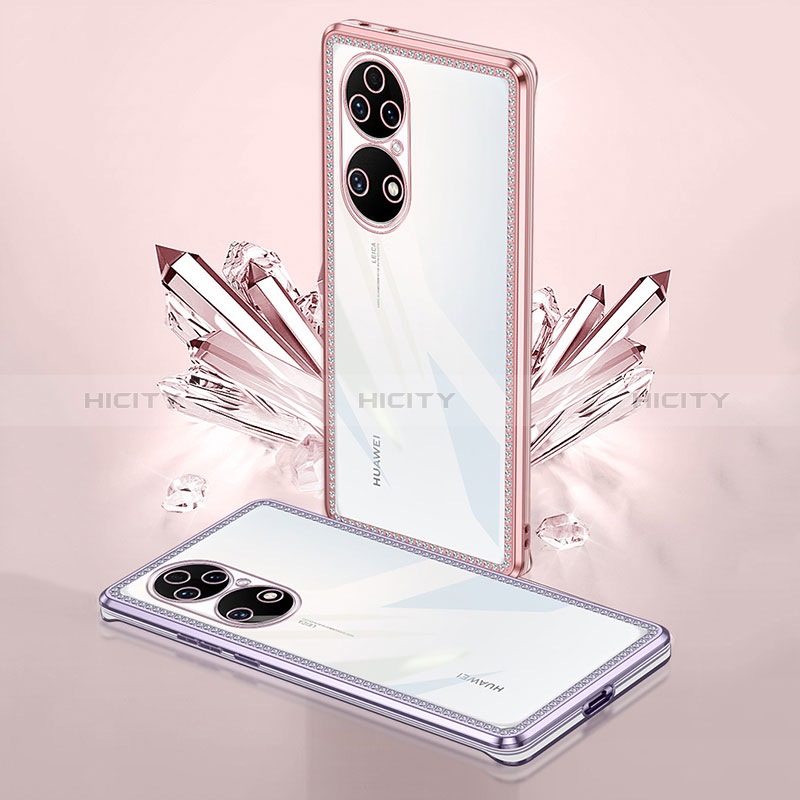 Coque Silicone Housse Etui Gel Bling-Bling AT2 pour Huawei P50 Plus