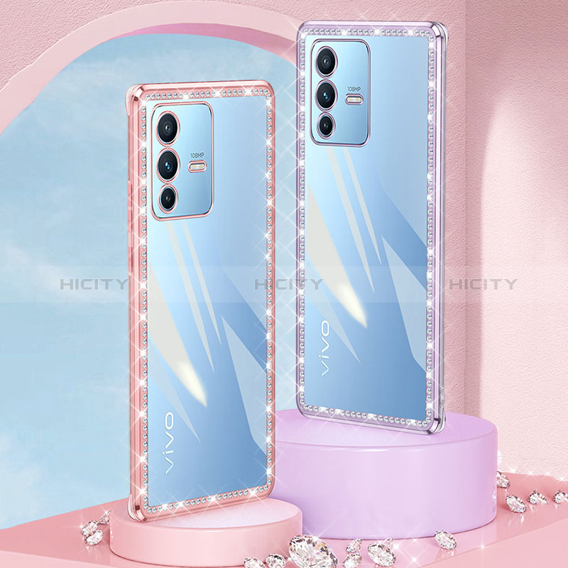 Coque Silicone Housse Etui Gel Bling-Bling AT2 pour Vivo V23 Pro 5G Plus