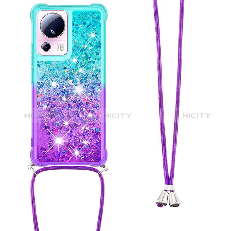 Coque Silicone Housse Etui Gel Bling-Bling avec Laniere Strap S01 pour Xiaomi Civi 2 5G Plus