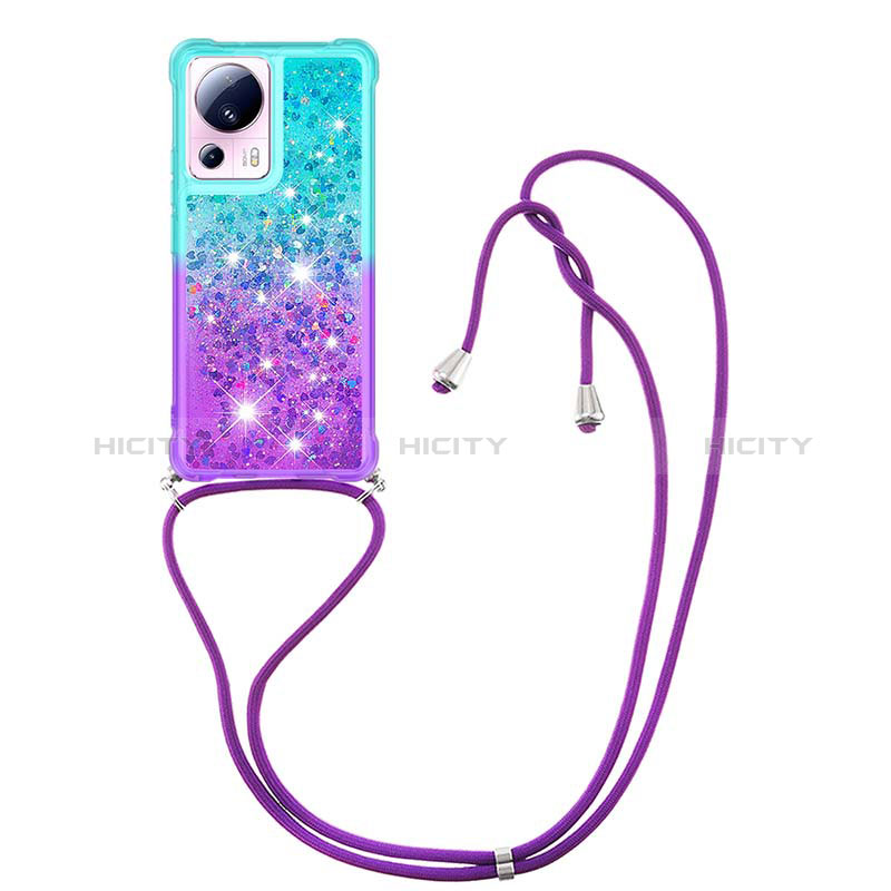 Coque Silicone Housse Etui Gel Bling-Bling avec Laniere Strap S01 pour Xiaomi Civi 2 5G Plus