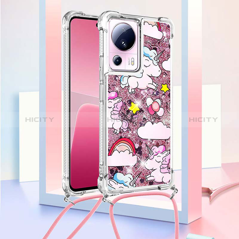 Coque Silicone Housse Etui Gel Bling-Bling avec Laniere Strap S02 pour Xiaomi Civi 2 5G Plus