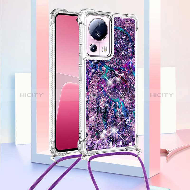 Coque Silicone Housse Etui Gel Bling-Bling avec Laniere Strap S02 pour Xiaomi Civi 2 5G Plus