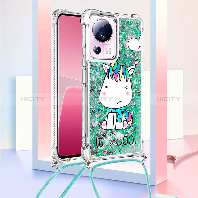 Coque Silicone Housse Etui Gel Bling-Bling avec Laniere Strap S02 pour Xiaomi Civi 2 5G Plus