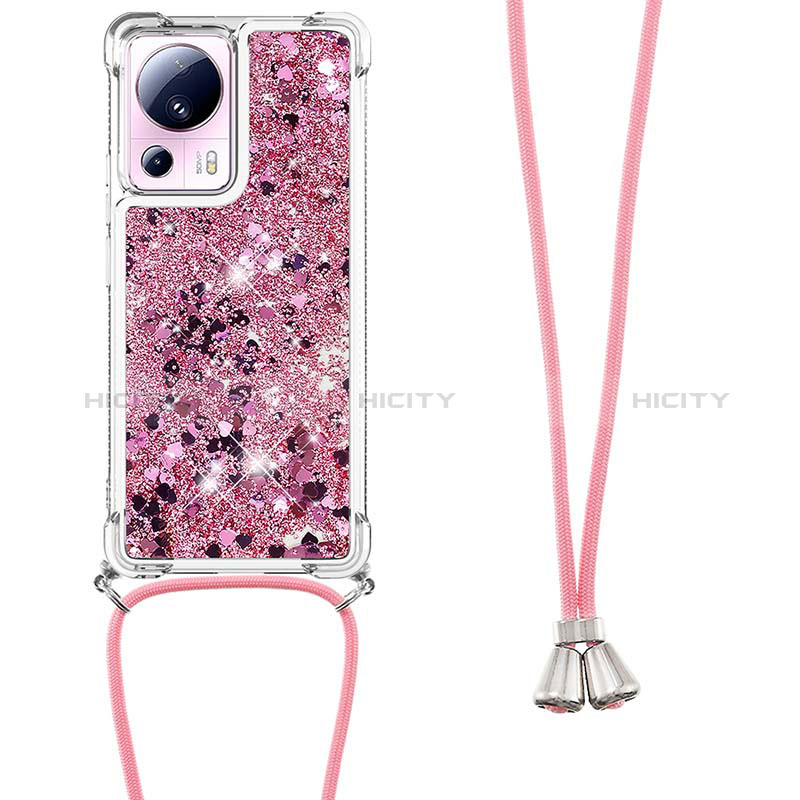 Coque Silicone Housse Etui Gel Bling-Bling avec Laniere Strap S03 pour Xiaomi Civi 2 5G Plus