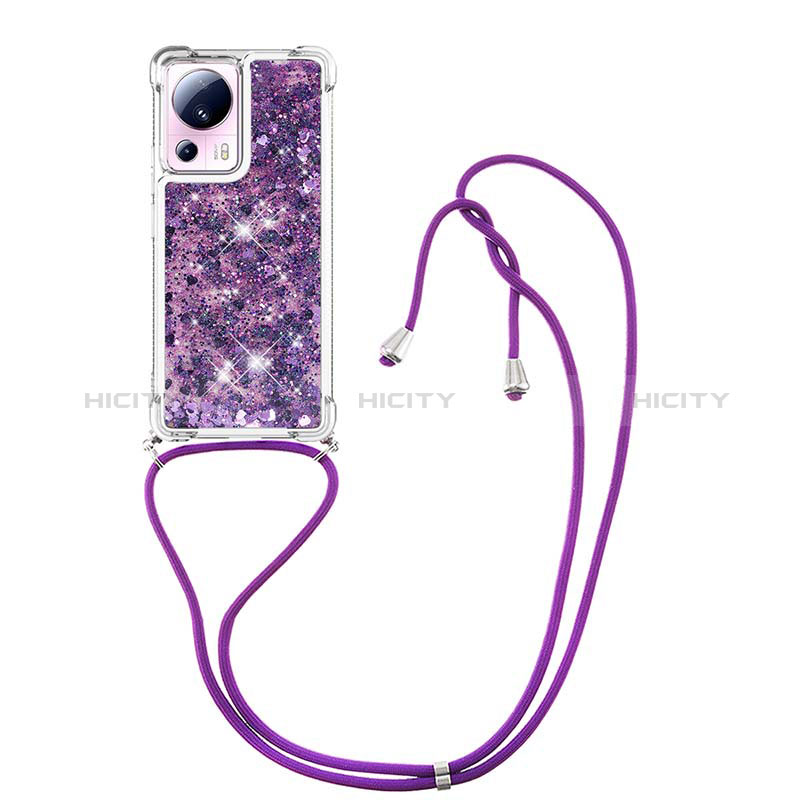 Coque Silicone Housse Etui Gel Bling-Bling avec Laniere Strap S03 pour Xiaomi Civi 2 5G Plus