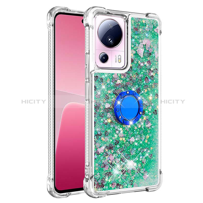 Coque Silicone Housse Etui Gel Bling-Bling avec Support Bague Anneau S01 pour Xiaomi Civi 2 5G Plus