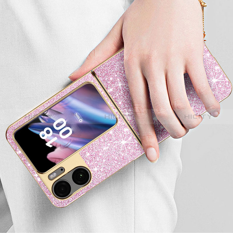Coque Silicone Housse Etui Gel Bling-Bling GS1 pour Oppo Find N2 Flip 5G Plus