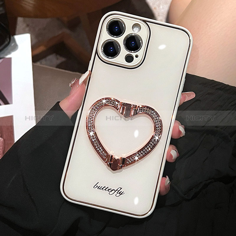 Coque Silicone Housse Etui Gel Bling-Bling JL1 pour Apple iPhone 15 Pro Plus