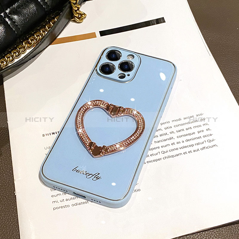 Coque Silicone Housse Etui Gel Bling-Bling JL1 pour Apple iPhone 15 Pro Plus