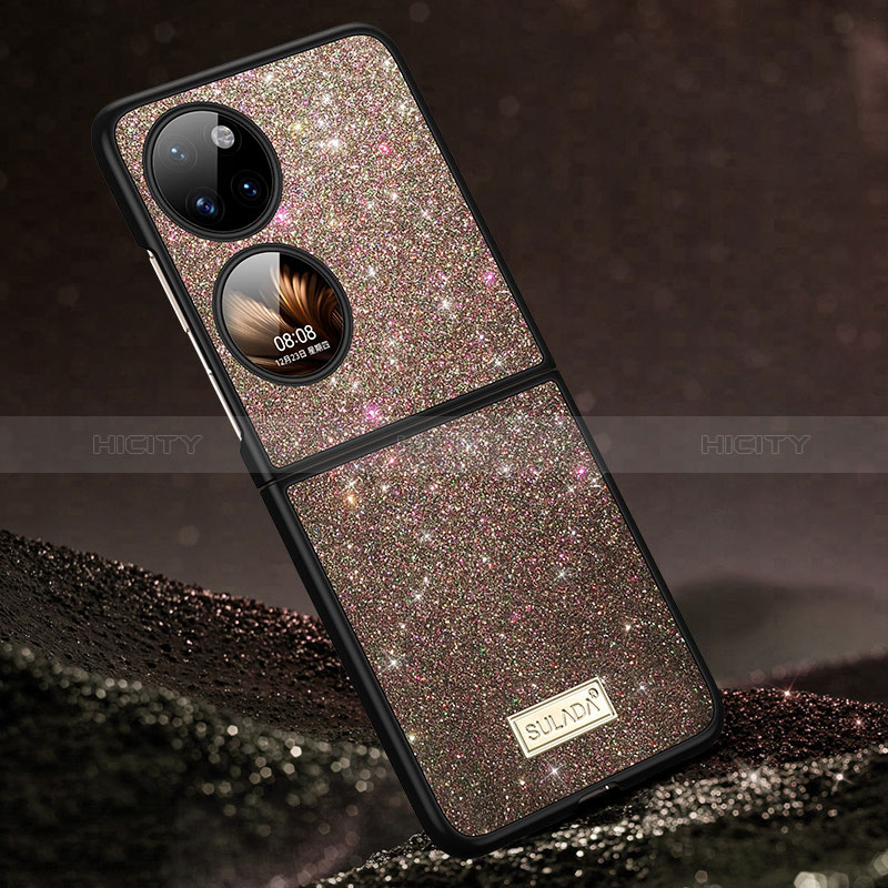 Coque Silicone Housse Etui Gel Bling-Bling LD1 pour Huawei P50 Pocket Plus