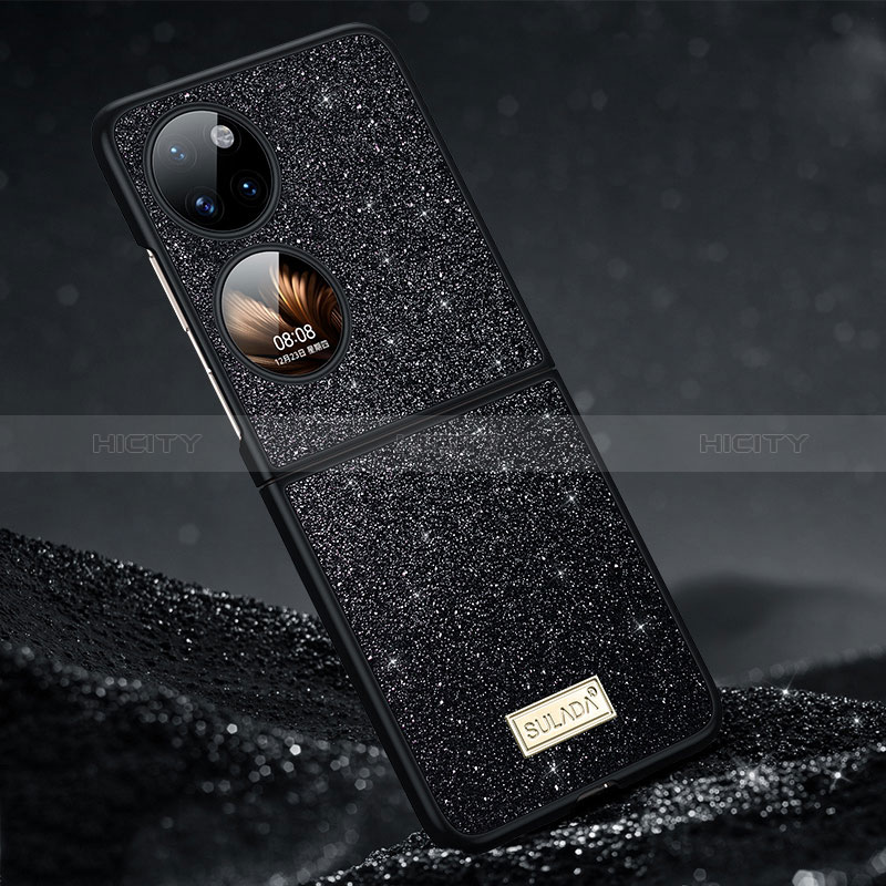 Coque Silicone Housse Etui Gel Bling-Bling LD1 pour Huawei P50 Pocket Plus