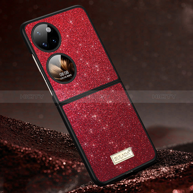 Coque Silicone Housse Etui Gel Bling-Bling LD1 pour Huawei P50 Pocket Plus