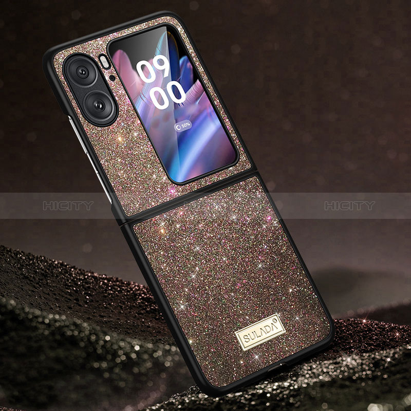 Coque Silicone Housse Etui Gel Bling-Bling LD1 pour Oppo Find N2 Flip 5G Plus