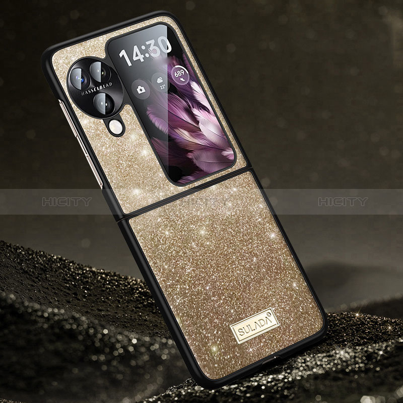 Coque Silicone Housse Etui Gel Bling-Bling LD1 pour Oppo Find N3 Flip 5G Plus