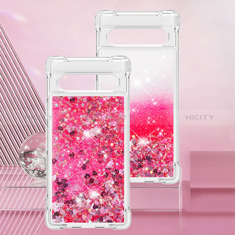 Coque Silicone Housse Etui Gel Bling-Bling S01 pour Google Pixel 7a 5G Plus