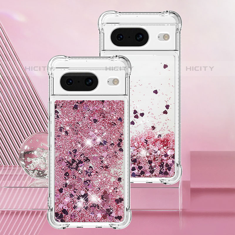 Coque Silicone Housse Etui Gel Bling-Bling S01 pour Google Pixel 8 5G Plus