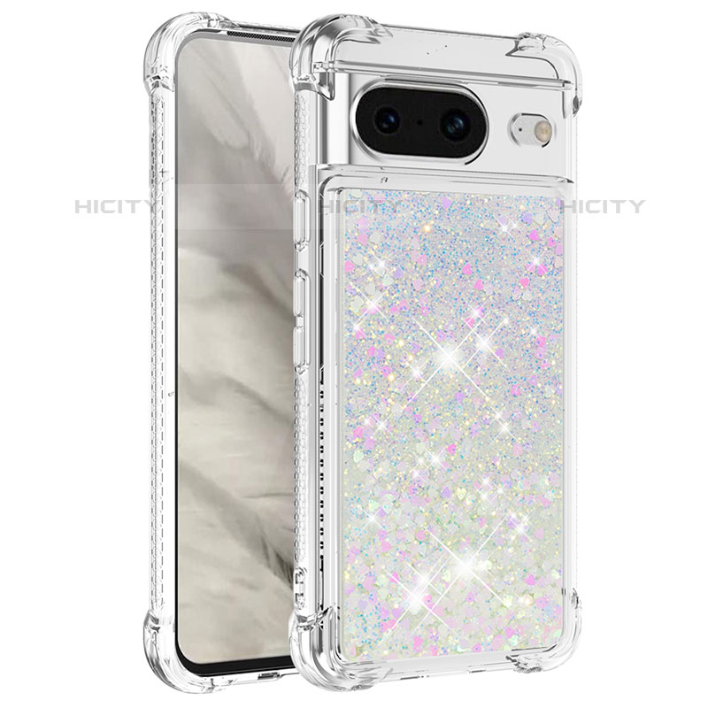 Coque Silicone Housse Etui Gel Bling-Bling S01 pour Google Pixel 8 5G Plus