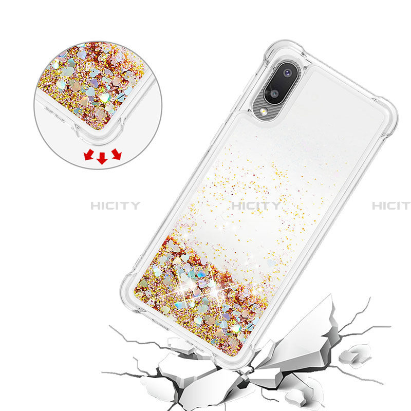 Coque Silicone Housse Etui Gel Bling-Bling S01 pour Samsung Galaxy A02 Plus