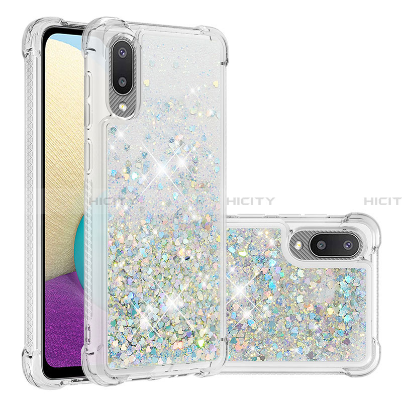 Coque Silicone Housse Etui Gel Bling-Bling S01 pour Samsung Galaxy A02 Plus