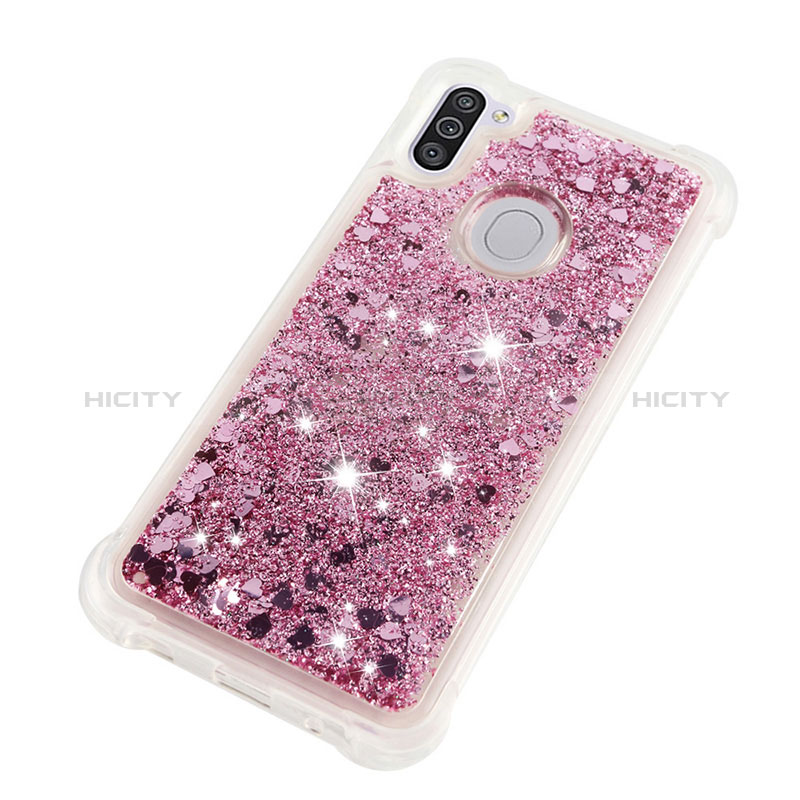 Coque Silicone Housse Etui Gel Bling-Bling S01 pour Samsung Galaxy A11 Plus