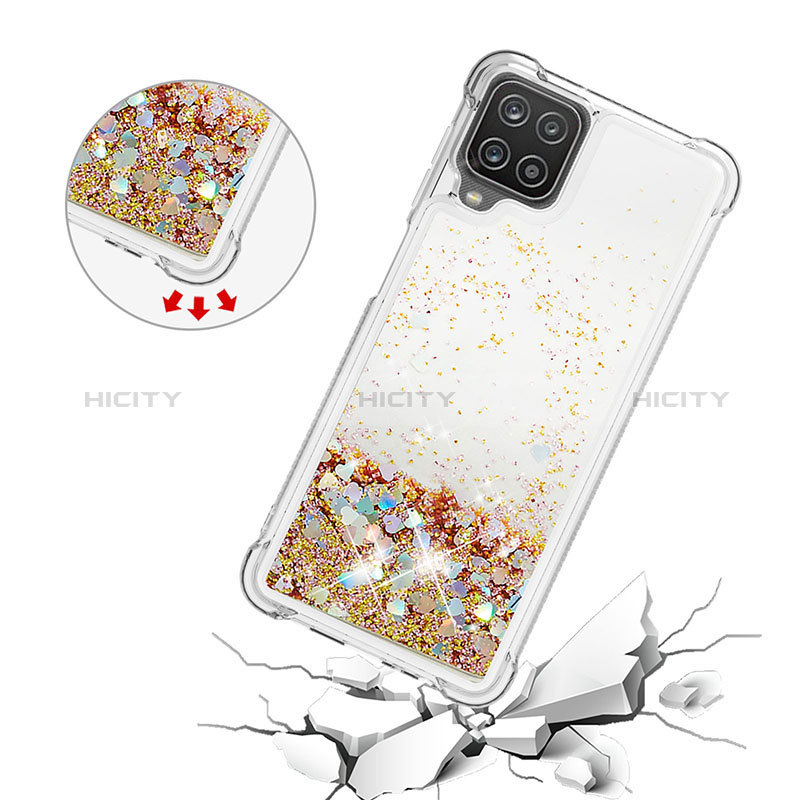 Coque Silicone Housse Etui Gel Bling-Bling S01 pour Samsung Galaxy A12 Plus
