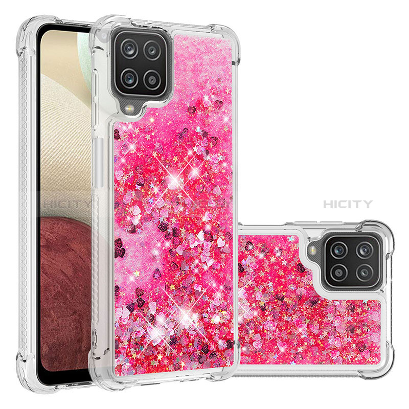 Coque Silicone Housse Etui Gel Bling-Bling S01 pour Samsung Galaxy A12 Plus