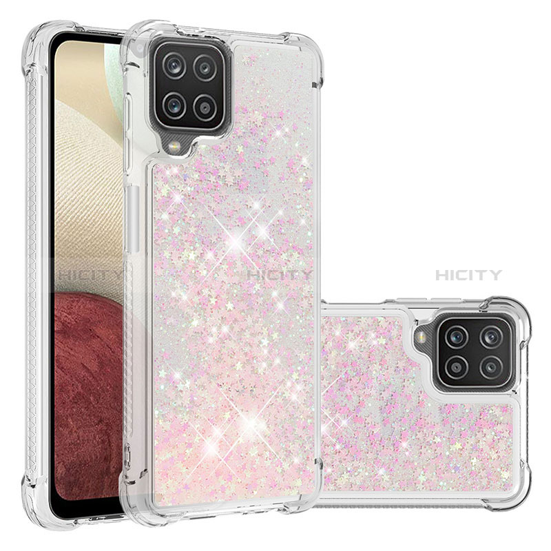 Coque Silicone Housse Etui Gel Bling-Bling S01 pour Samsung Galaxy A12 Plus