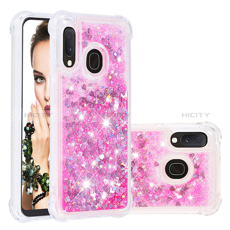 Coque Silicone Housse Etui Gel Bling-Bling S01 pour Samsung Galaxy A20e Plus