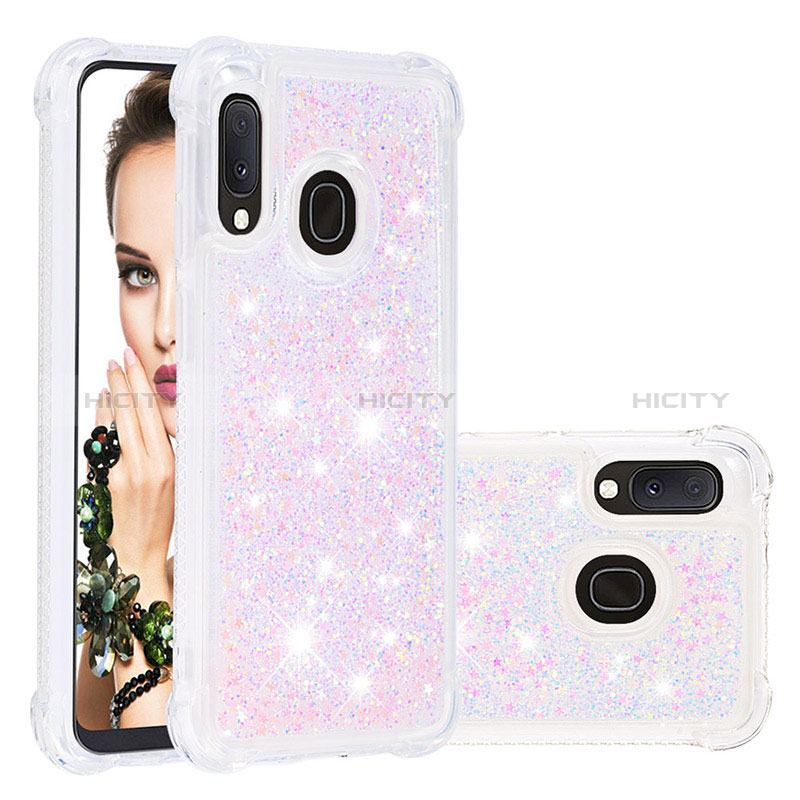 Coque Silicone Housse Etui Gel Bling-Bling S01 pour Samsung Galaxy A20e Plus