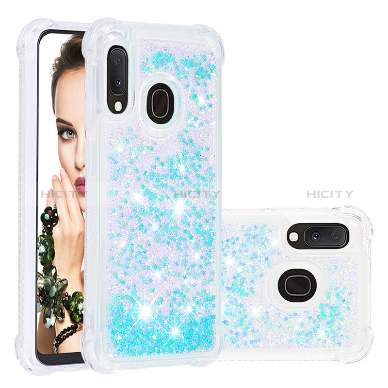 Coque Silicone Housse Etui Gel Bling-Bling S01 pour Samsung Galaxy A20e Plus