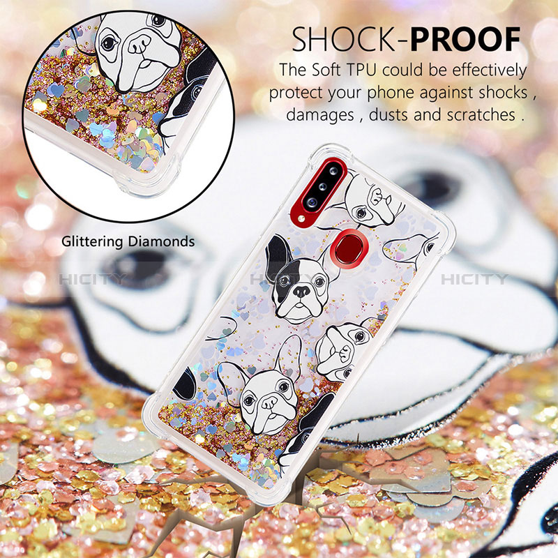 Coque Silicone Housse Etui Gel Bling-Bling S01 pour Samsung Galaxy A20s Plus