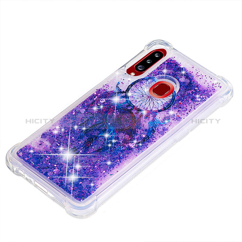 Coque Silicone Housse Etui Gel Bling-Bling S01 pour Samsung Galaxy A20s Plus
