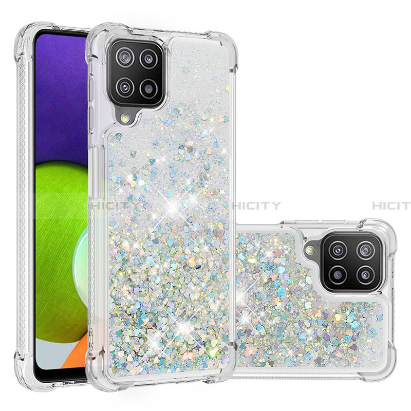 Coque Silicone Housse Etui Gel Bling-Bling S01 pour Samsung Galaxy A22 4G Plus