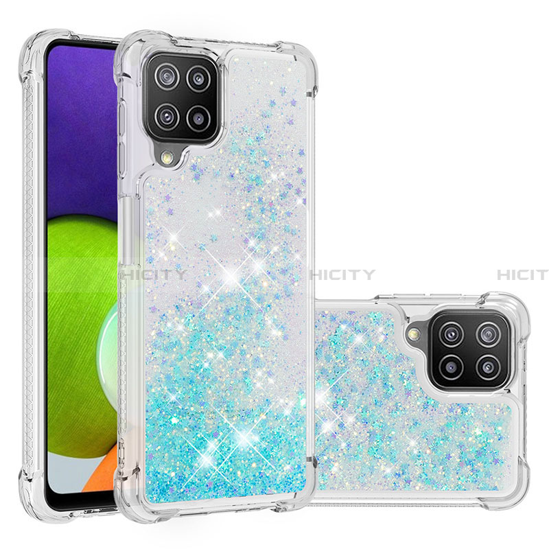 Coque Silicone Housse Etui Gel Bling-Bling S01 pour Samsung Galaxy A22 4G Plus