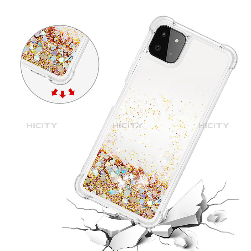 Coque Silicone Housse Etui Gel Bling-Bling S01 pour Samsung Galaxy A22s 5G Plus