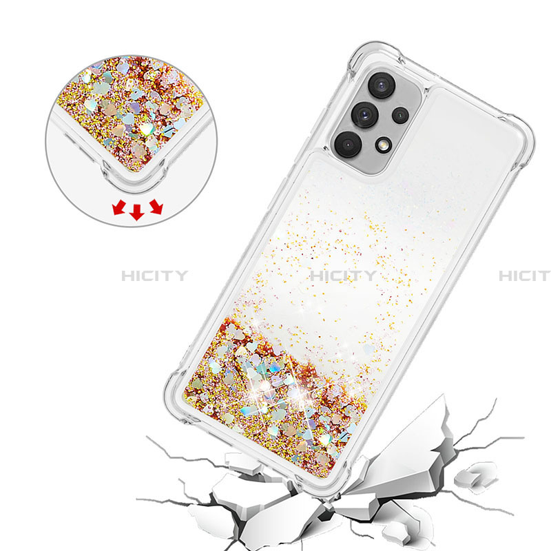 Coque Silicone Housse Etui Gel Bling-Bling S01 pour Samsung Galaxy A32 4G Plus