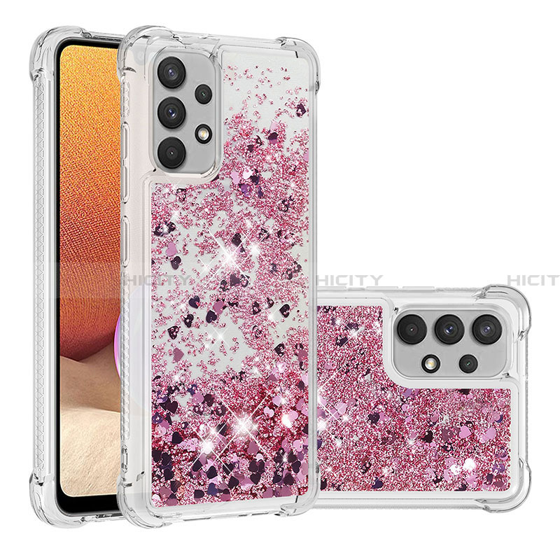 Coque Silicone Housse Etui Gel Bling-Bling S01 pour Samsung Galaxy A32 4G Plus