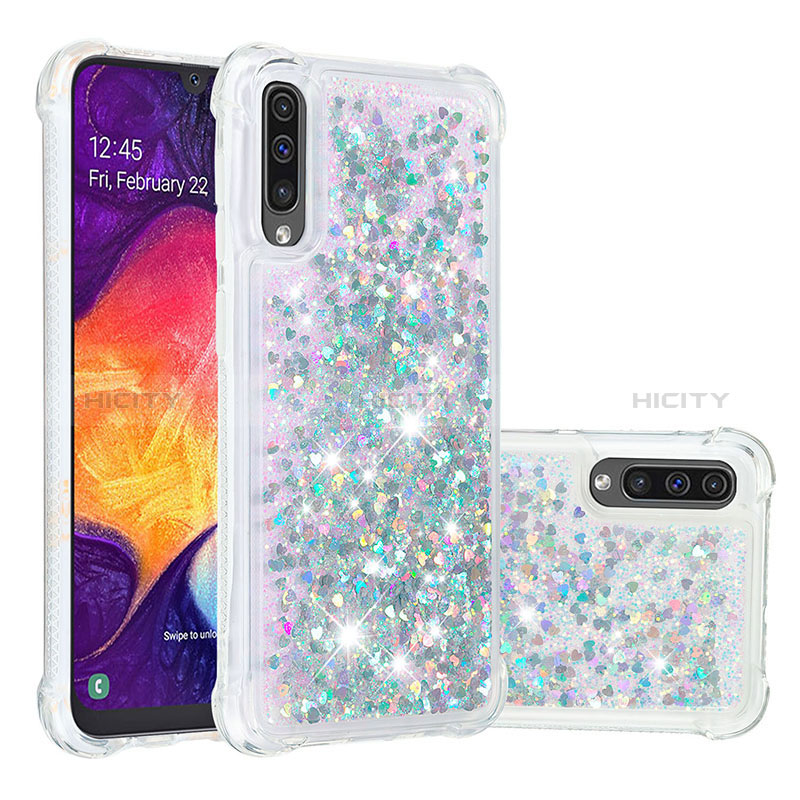 Coque Silicone Housse Etui Gel Bling-Bling S01 pour Samsung Galaxy A50 Plus