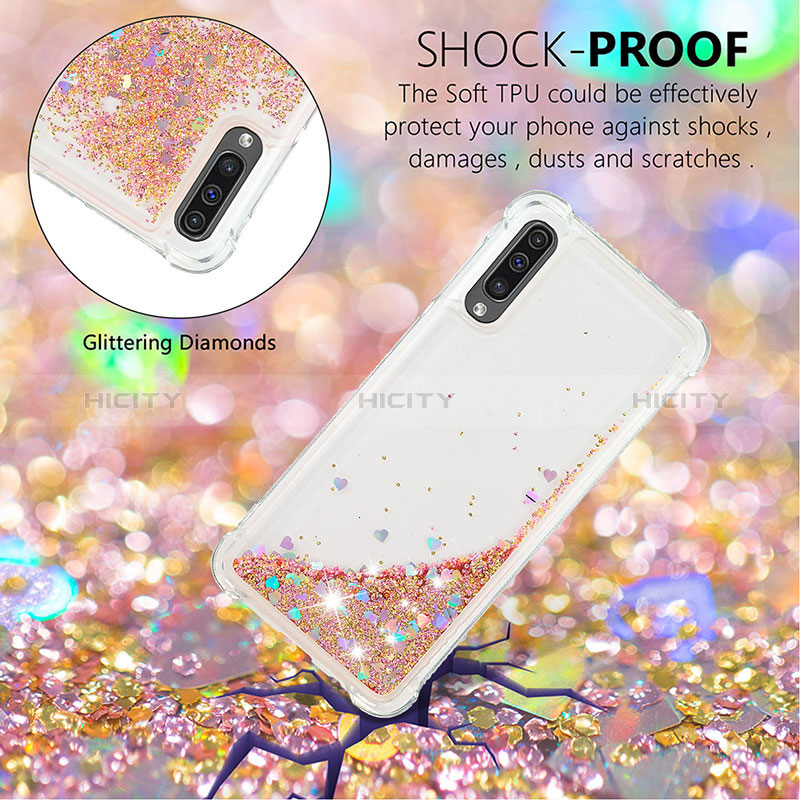 Coque Silicone Housse Etui Gel Bling-Bling S01 pour Samsung Galaxy A50S Plus