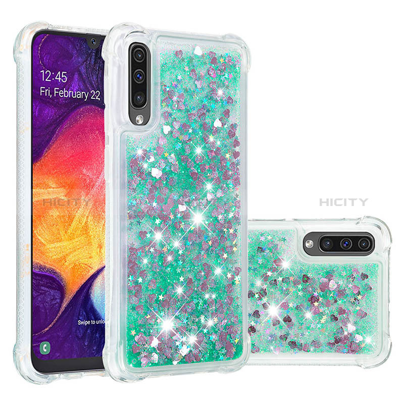 Coque Silicone Housse Etui Gel Bling-Bling S01 pour Samsung Galaxy A50S Plus