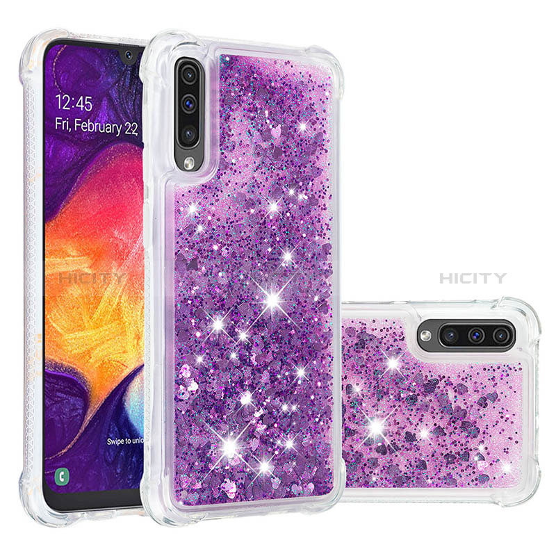 Coque Silicone Housse Etui Gel Bling-Bling S01 pour Samsung Galaxy A50S Plus