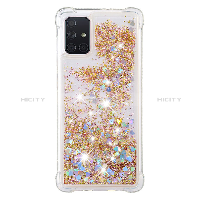 Coque Silicone Housse Etui Gel Bling-Bling S01 pour Samsung Galaxy A71 5G Plus