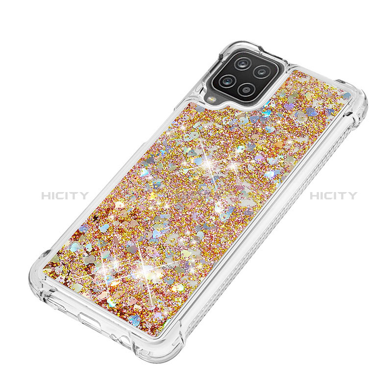 Coque Silicone Housse Etui Gel Bling-Bling S01 pour Samsung Galaxy F12 Plus