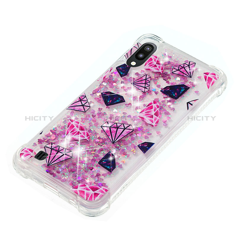 Coque Silicone Housse Etui Gel Bling-Bling S01 pour Samsung Galaxy M10 Plus