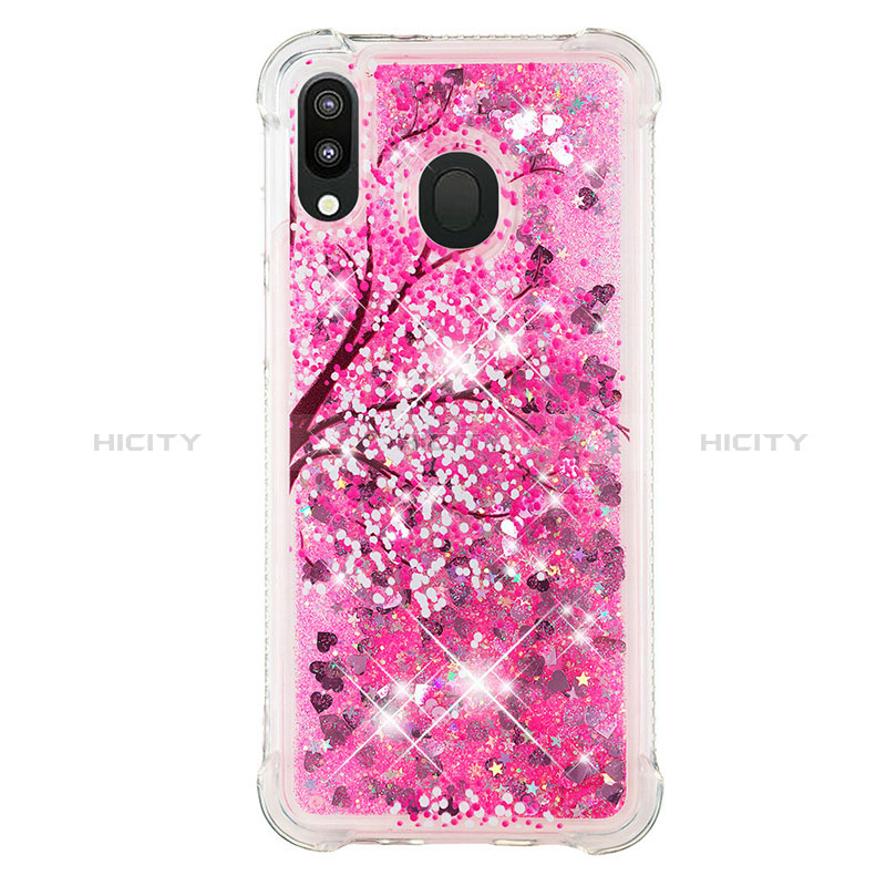 Coque Silicone Housse Etui Gel Bling-Bling S01 pour Samsung Galaxy M20 Plus