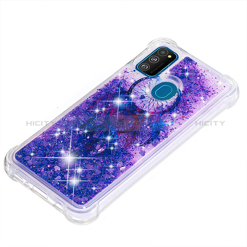 Coque Silicone Housse Etui Gel Bling-Bling S01 pour Samsung Galaxy M21 Plus